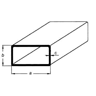 1055 - Профиль - прямоугольник 