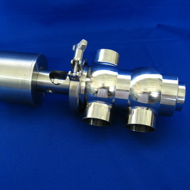 4734 P - Седельный клапан угловой, Тип TL, пневматический . Фотография